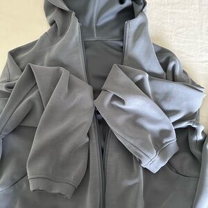 Lululemon Blue Gray Softstream Zip-Up Hoodie